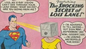 ¿Por qué Superman no puede ver a través del plomo?