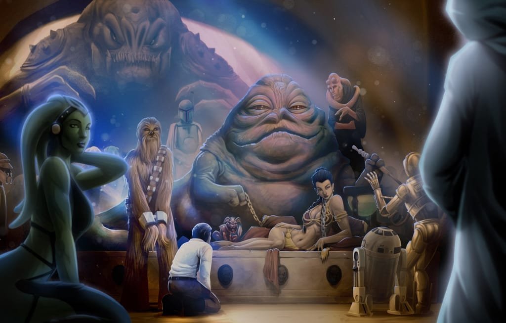 ¿Cómo muere Jabba el Hut?