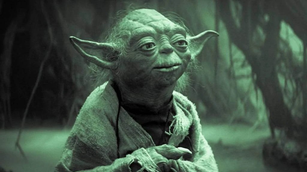 ¿Por qué yoda habla al revés?